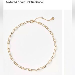 NEW Textured Gold Chain Choker Necklace